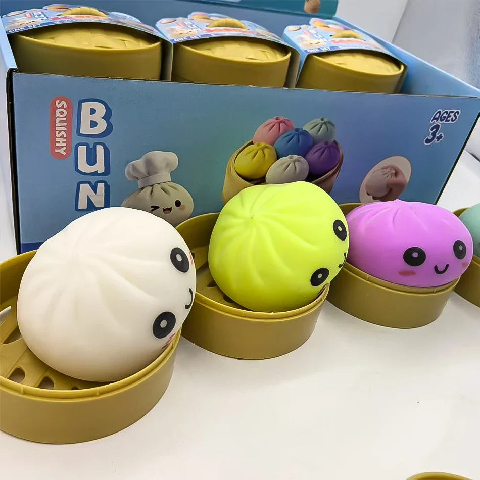 Colorful Dumpling Squeeze Toy