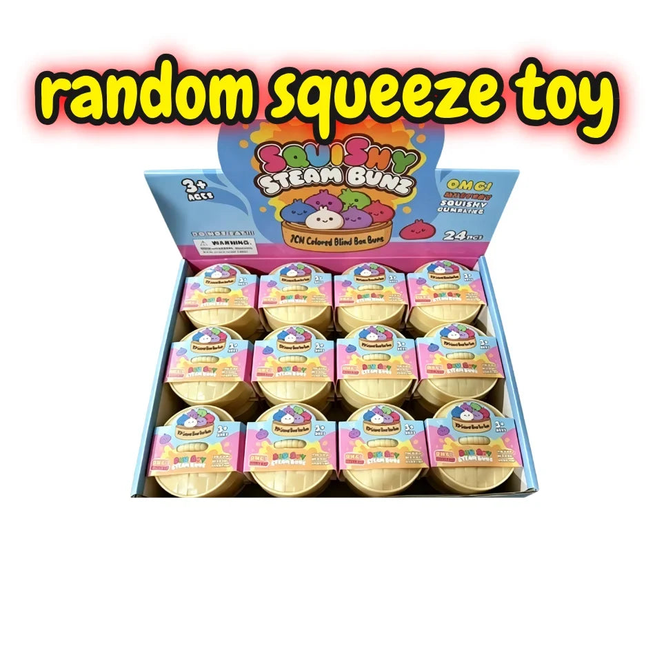 Colorful Dumpling Squeeze Toy