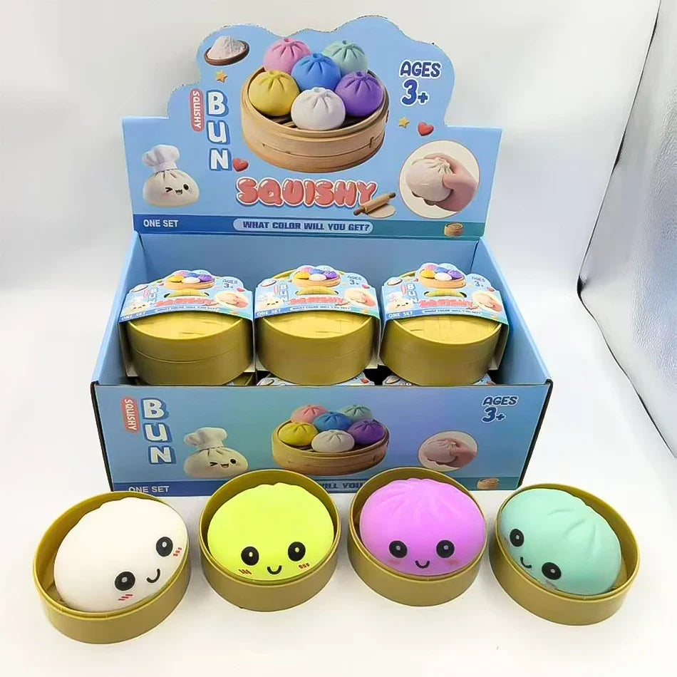 Colorful Dumpling Squeeze Toy